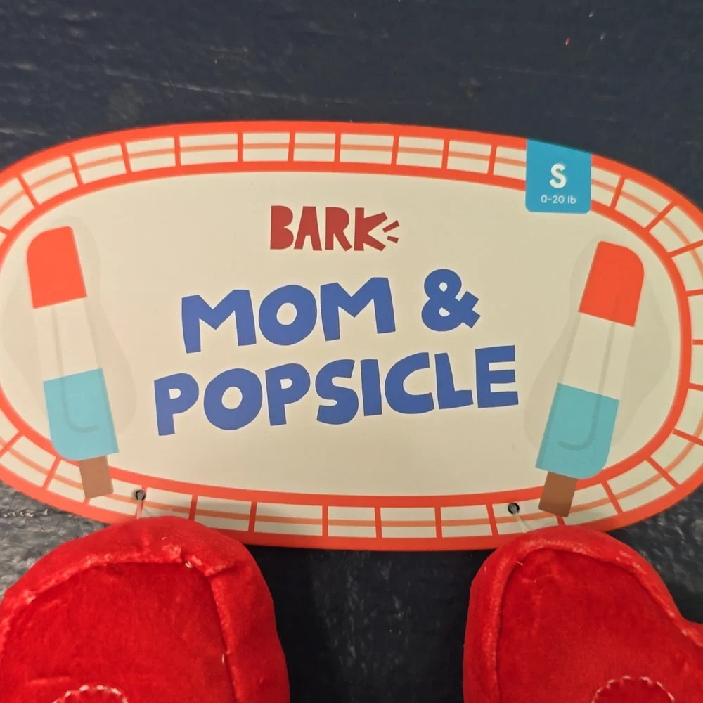 Bark Mom & Popsicle Dog‎ Toys Size Small 0-20 Pounds NWT
